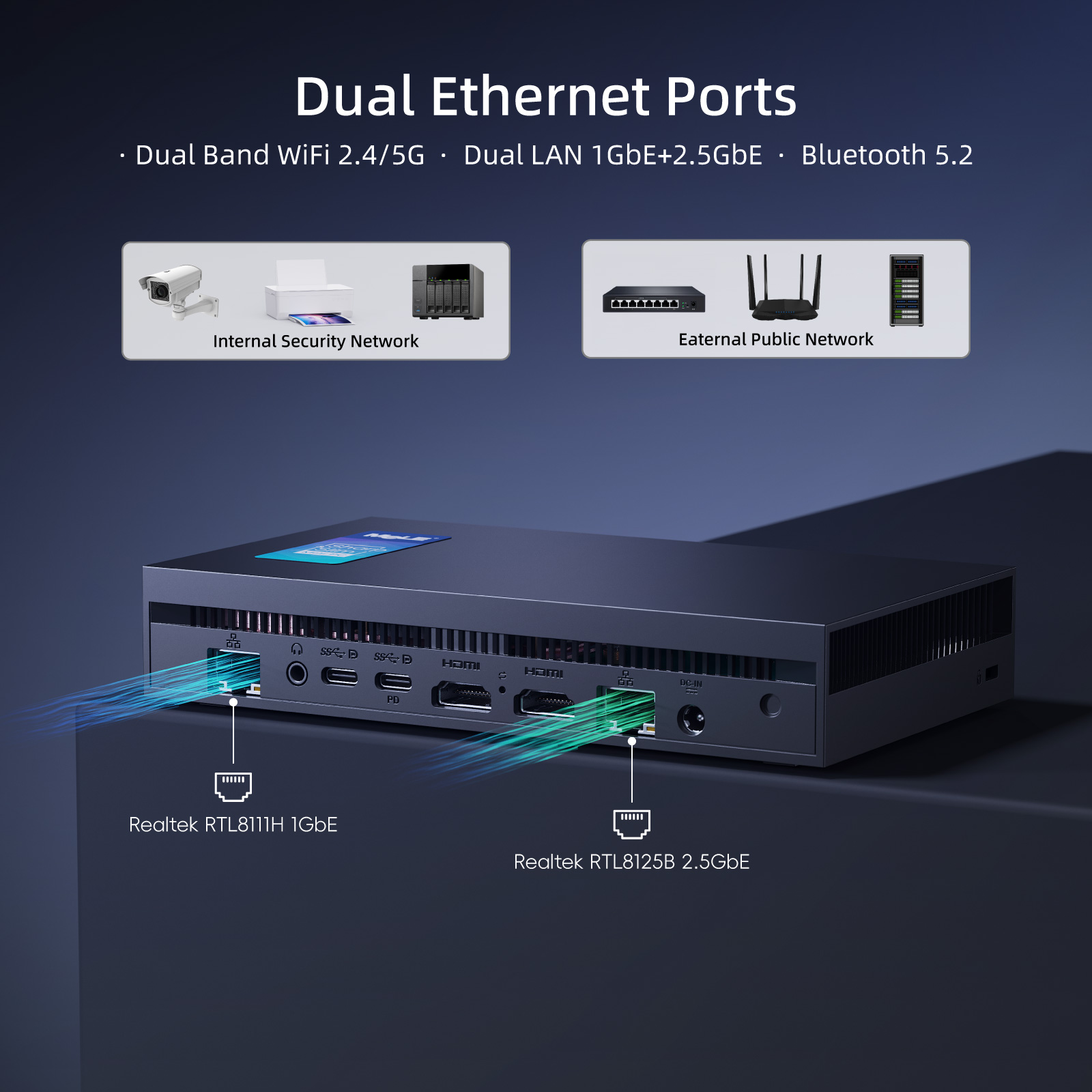 Amazon.com: MeLE Overclock X5 Mini PC Dual LAN Processors i5